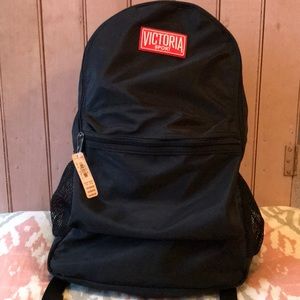Black Victoria Secret Backpack